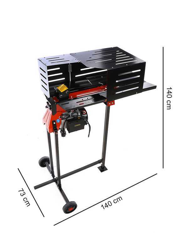 GeoTech SPHE 6 - Spaccalegna elettrico - Orizzontale - 230V - Carrellato