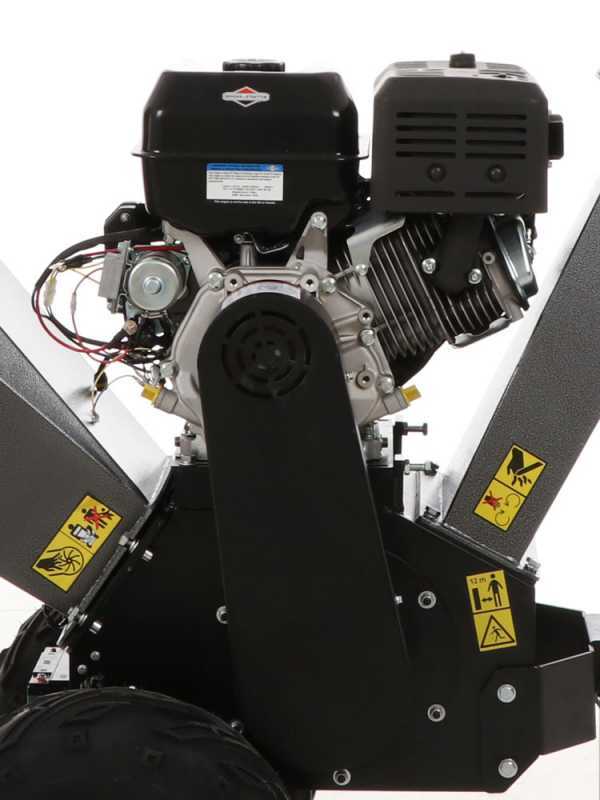 BlackStone BC 1500 BSE - Biotrituratore a scoppio professionale - Motore B&amp;S XR2100 da 13.5 HP