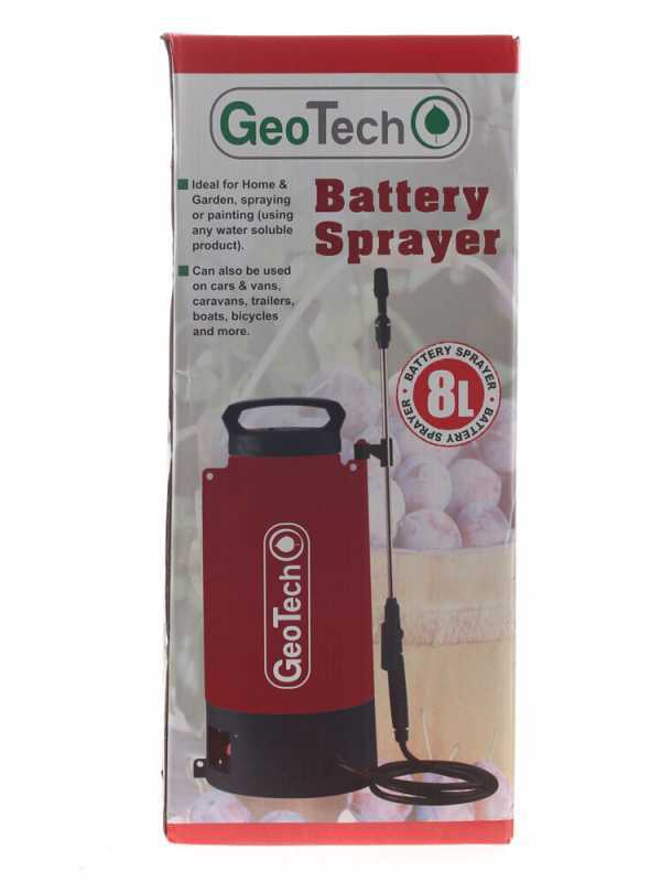 GeoTech BS 80-Lead - Pompa irroratrice portatile a batteria - 8L