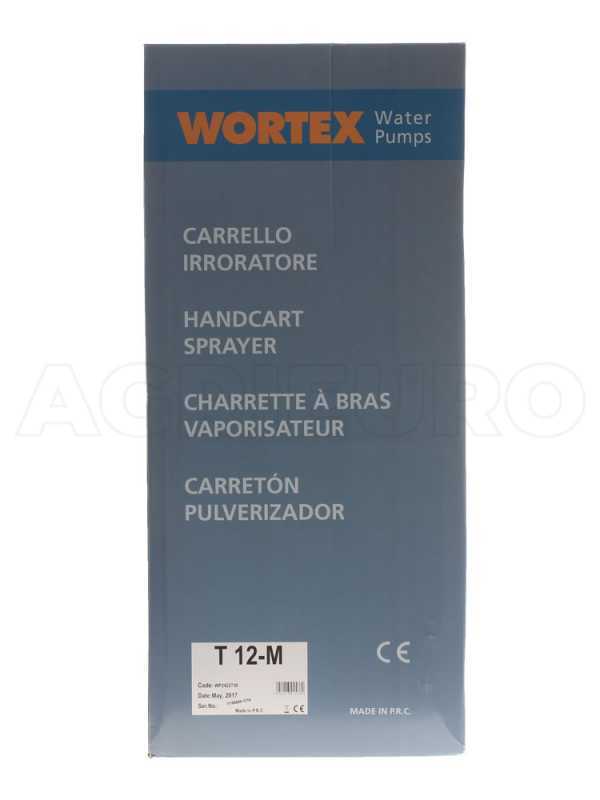 Pompa irroratrice manuale Wortex T16-M - pompa a Trolley - serbatoio da 16 litri