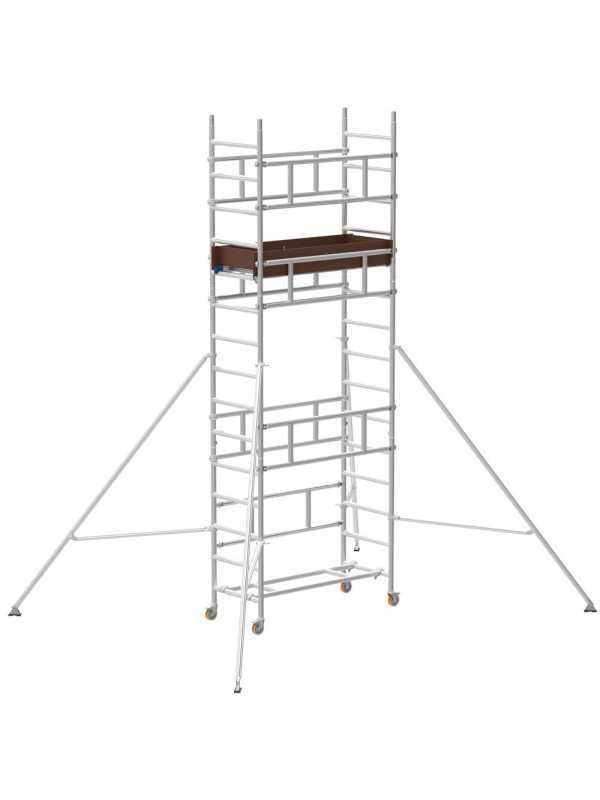 Marchetti Smart Tower - Trabattello professionale in alluminio - 75x166 - Modulare - Max 5.16 m