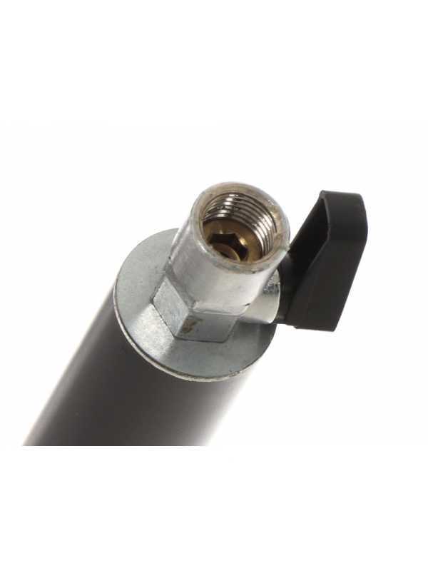 Asta nera per abbacchiatori c/rub - Fissa - in alluminio ExtraLight 200 cm