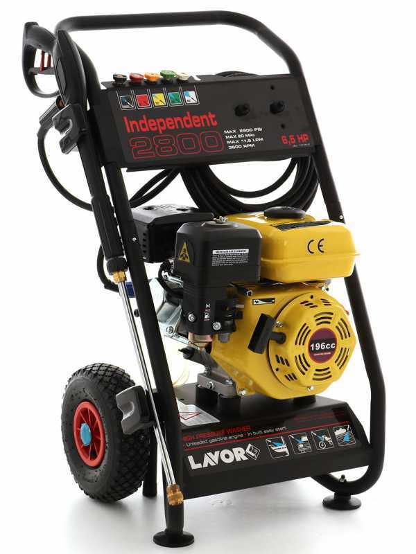 Idropulitrice con motore a benzina a scoppio Lavor Independent 2800 - 200 bar