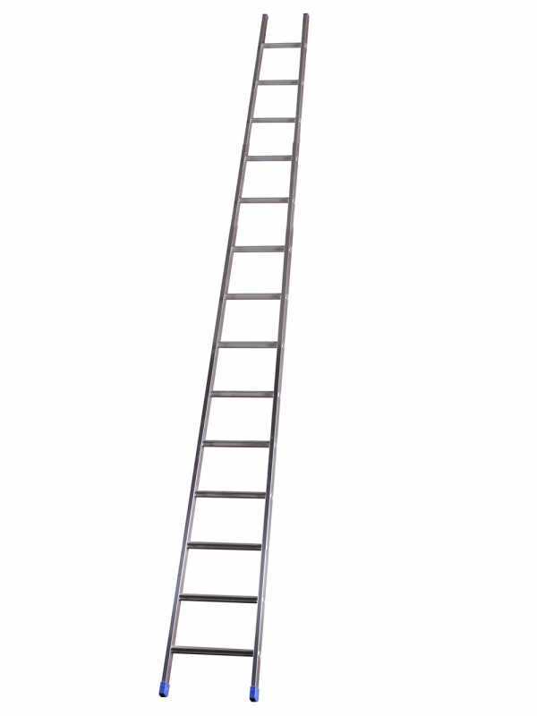 Marchetti Agri L14, 14 gradini, 4.10 m - Scala agricola conica in alluminio - Altezza stimata operativa 5.10 m