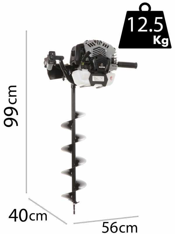 BlackStone HD530 - Mototrivella a miscela 2 tempi - 3 Punte incluse