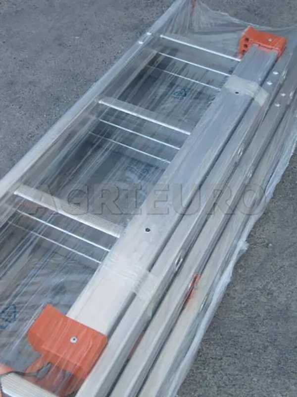 Facal Genia G300-3, 3x9 gradini, 6.82 m - Scala telescopica in alluminio - Altezza stimata operativa 7.72 m