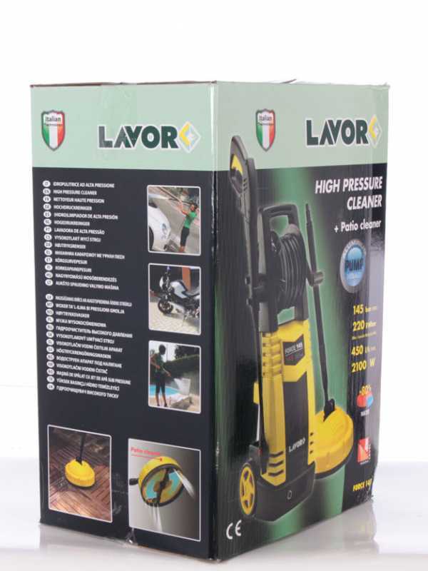 Lavor Force 145 - Idropulitrice Lavorwash a freddo - 145 bar max - 450 l/h max