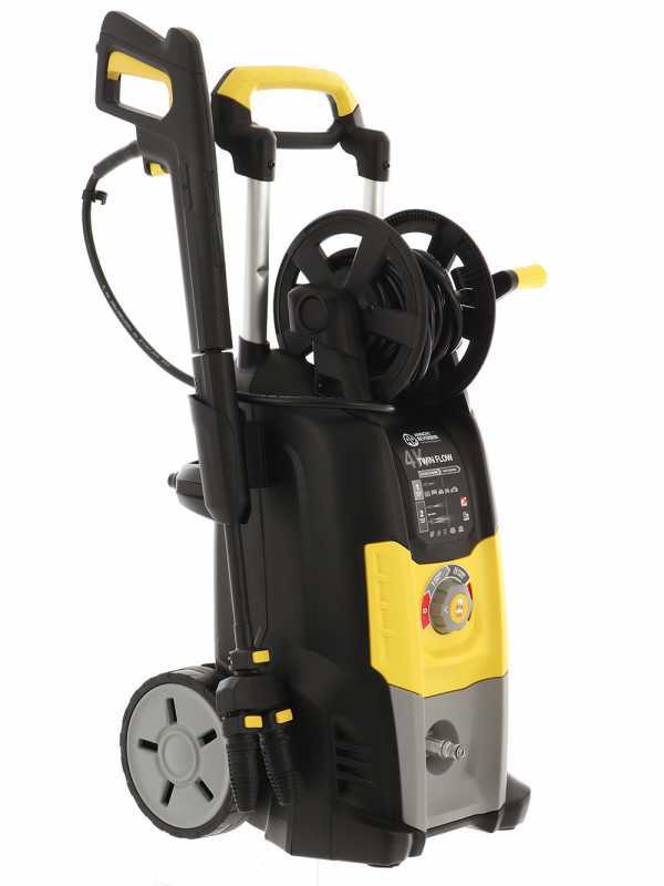 Annovi &amp; Reverberi Twin Flow 4.0 Classic Yellow - Idropulitrice semi-pro - 150 bar max - 810 lt/h