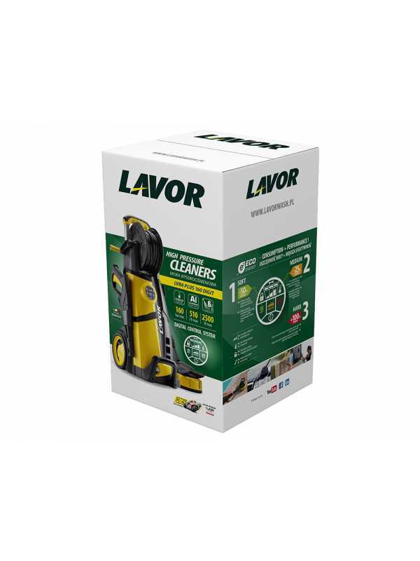 Lavor LVR4 Plus 160 Digit - Idropulitrice Lavorwash semiprofessionale a freddo - 510 l/h - 160 bar