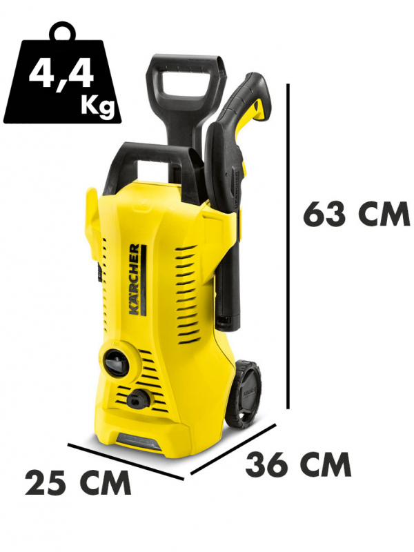 Karcher K2 Premium Full Control Home - Idropulitrice a freddo - Kit Home - 360 lt/h - 110 bar