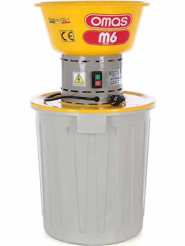 Omas - Elettromulino per cereali con bidone - 1600W