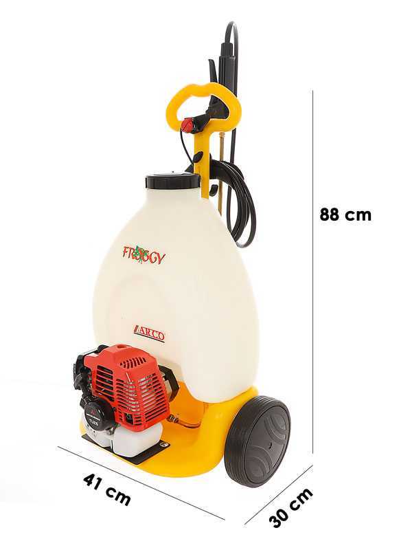 OUTLET - PICCOLI DIFETTI ESTETICI - Pompa irroratrice a scoppio ARCO Froggy S20 con motore Mitsubishi - serbatoio da 20 lt