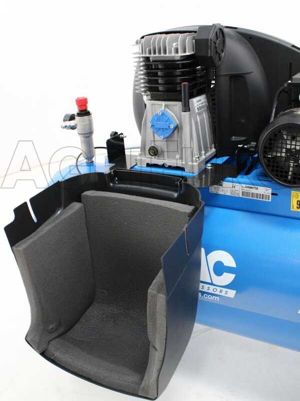 ABAC PRO A39B 200 CT3 - Compressore aria elettrico trifase a cinghia silenziato - Motore 3 HP - 200 lt