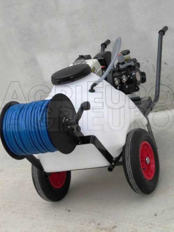 Kit motopompa irrorazione Comet MC25/Honda GP160 con carrello e serbatoio 80L