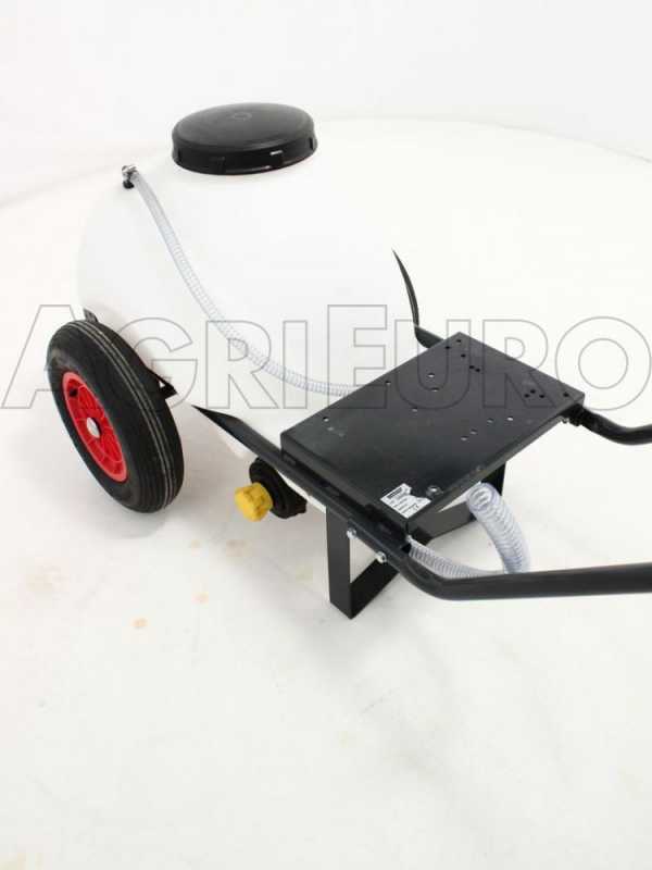 Kit motopompa irrorazione Comet MC25/Honda GP160 con carrello e serbatoio 80L