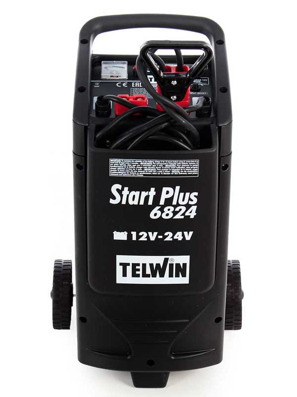 OUTLET - DIFETTI ESTETICI - Telwin Start Plus 6824 - Avviatore a batteria - batterie 24V e 12V - caricabatterie incluso