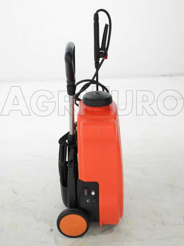 GeoTech SX-MD20E - Pompa irroratrice elettrica a spalla + trolley - Batteria 12V