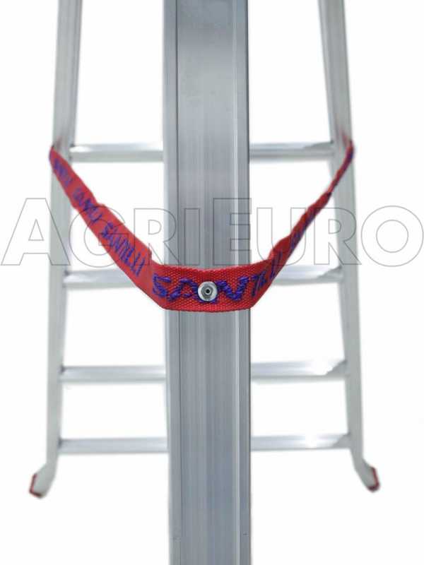 OUTLET - DIFETTI ESTETICI - Scala agricola da potatura in alluminio Country 10 3.45 mt, 10 gradini