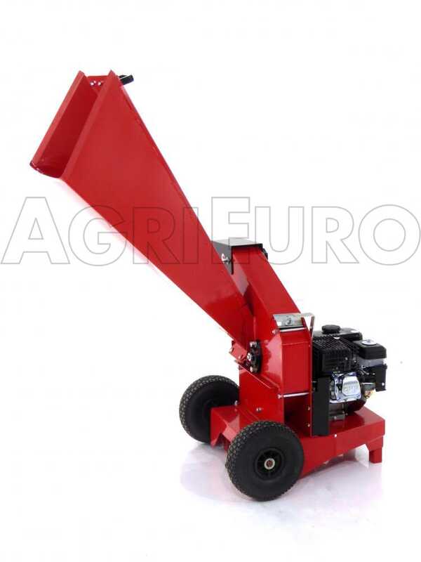 OUTLET - UTILIZZATO PER PROVA - Biotrituratore a scoppio GeoTech Pro GSP65L con motore a benzina 6.5 HP - biocippatore