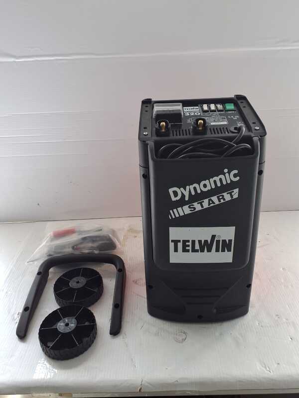 OUTLET - PICCOLI DIFETTI ESTETICI - Telwin Dynamic 320 Start - Caricabatterie auto e avviatore - batterie WET/START-STOP 12/24V