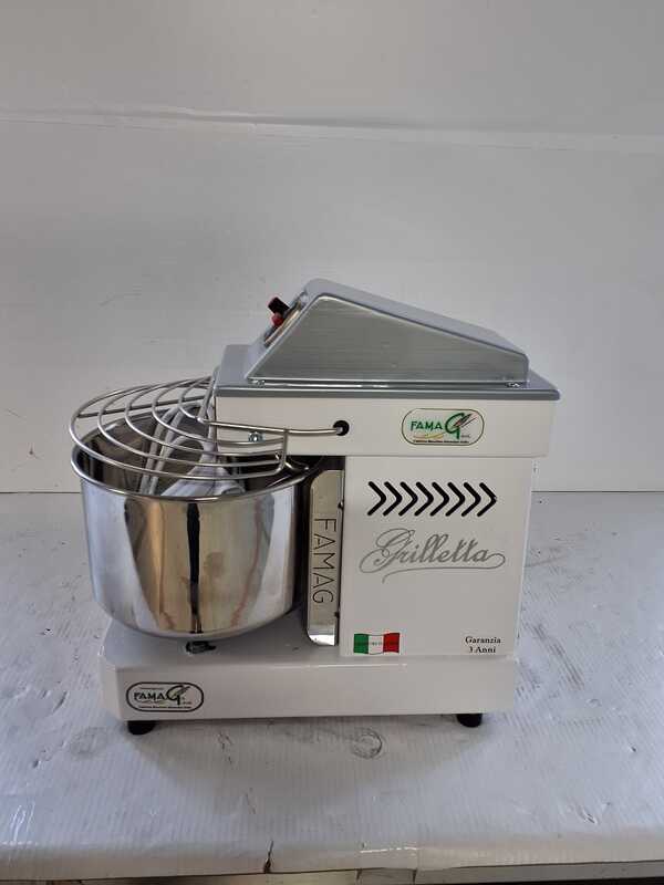OUTLET - SENZA IMBALLO ORIGINALE - Famag Grilletta IM 5/230 10 Velocit&agrave; HH - Impastatrice a spirale 5 Kg ad alta idratazione