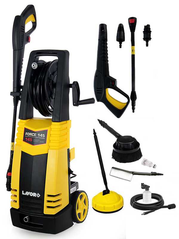 OUTLET - SENZA IMBALLO ORIGINALE - Lavor Force 145 - Idropulitrice Lavorwash a freddo - 145 bar - 450 l/h