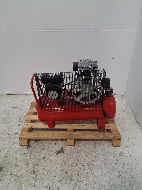 OUTLET - SENZA IMBALLO ORIGINALE - GeoTech-Pro BACP50 - Compressore aria elettrico a cinghia -10-3 motore 3 HP - 50 litri - 10 bar