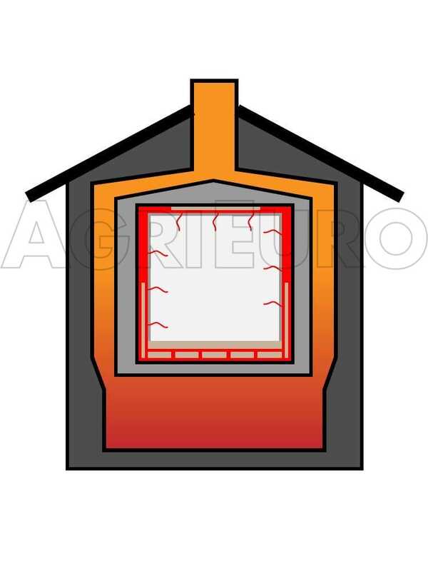 OUTLET - PICCOLI DIFETTI ESTETICI - Forno a legna da esterno Maximus 100 Deluxe EXT INOX - Smalto ramato