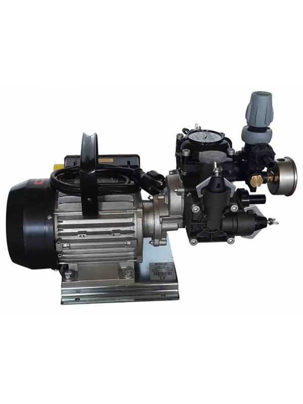 Kit motopompa irrorazione con carrello - Pompa Comet MC 20/20 con motore elettrico