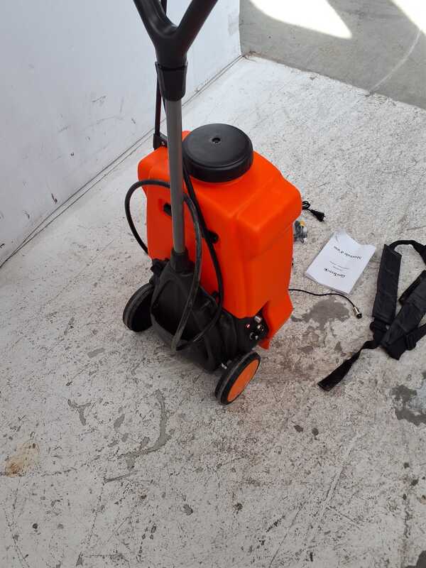 OUTLET - PICCOLI DIFETTI ESTETICI - GeoTech SX-MD20E - Pompa irroratrice elettrica a spalla + trolley - Batteria 12V