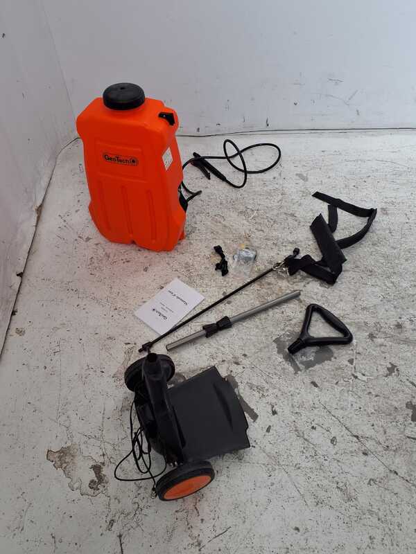 OUTLET - PICCOLI DIFETTI ESTETICI - GeoTech SX-MD20E - Pompa irroratrice elettrica a spalla + trolley - Batteria 12V