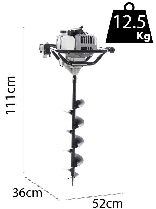OUTLET - PICCOLI DIFETTI ESTETICI - BlackStone PD530 - Mototrivella a miscela 2 tempi - 3 punte incluse