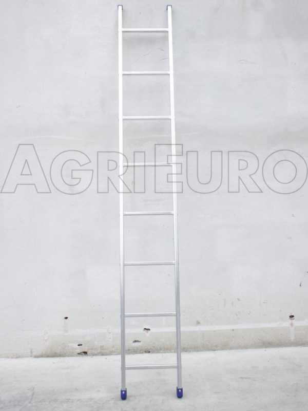 Facal Stilo SL-08, 8 gradini, 2.46 m - Scala in alluminio semplice singola - Altezza stimata operativa 3.39 m