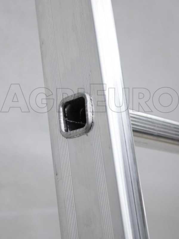 Facal Stilo SL-10, 10 gradini, 2.99 m - Scala in alluminio semplice singola - Altezza stimata operativa 3.96 m