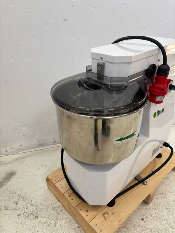 OUTLET - SENZA IMBALLO ORIGINALE - Fimar 15LN - Impastatrice a spirale - Trifase - 10 Kg - 2 Velocit&agrave;