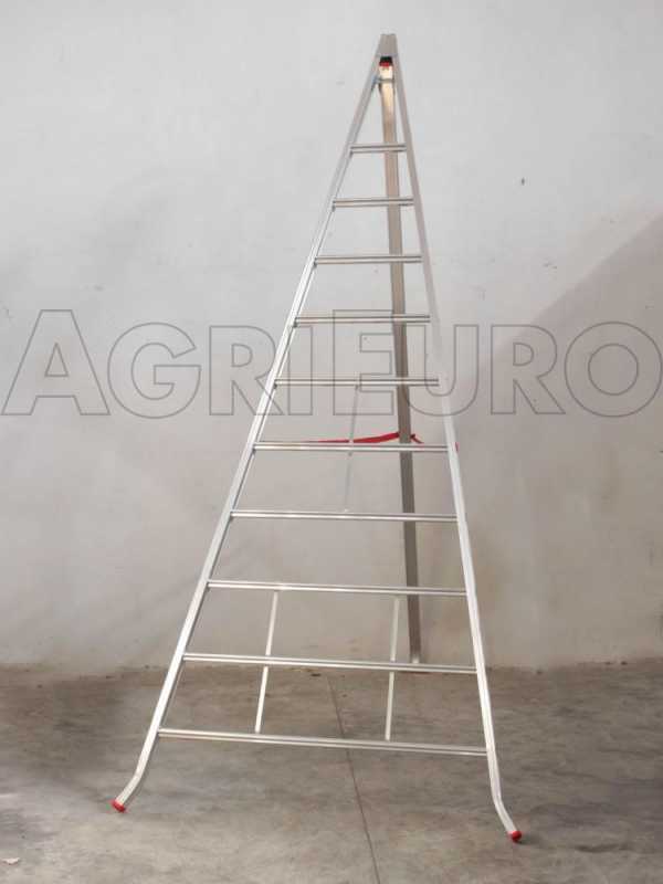 Scala agricola da potatura in alluminio Country 10 3.45 mt, 10 gradini