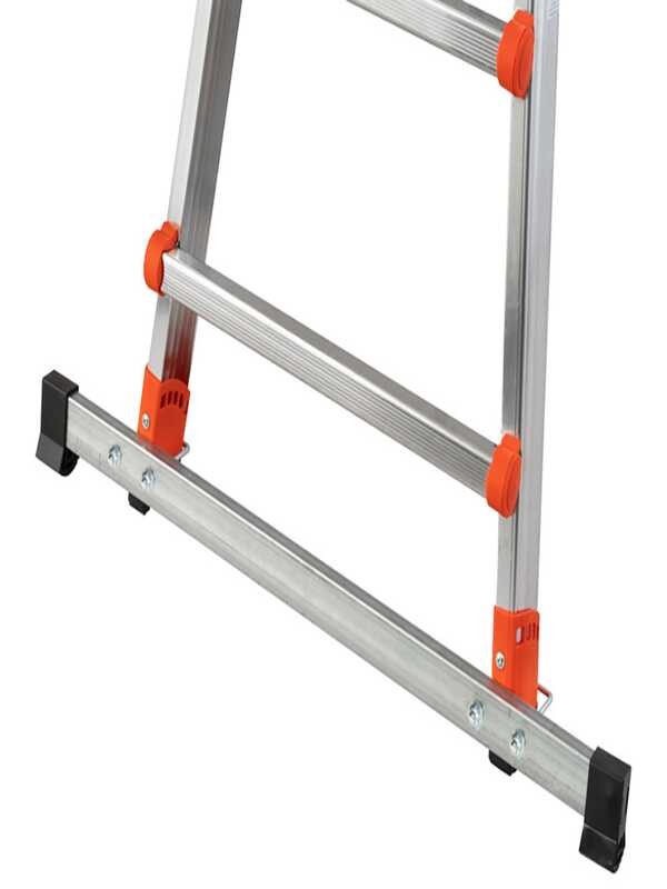 OUTLET - DIFETTI ESTETICI - Gierre Peppina AL060, 2x12 gradini, 6.75 mt - Scala telescopica in acciaio