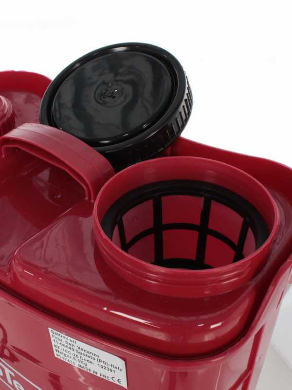 GeoTech KF-16C-26 Rosso - Pompa irroratrice spalleggiata a batteria - 16L