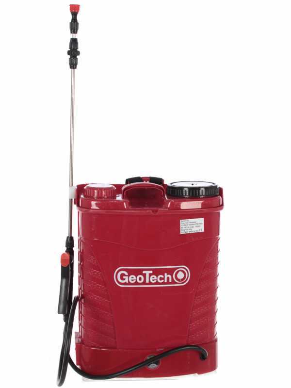 GeoTech KF-16C-26 Rosso - Pompa irroratrice spalleggiata a batteria - 16L