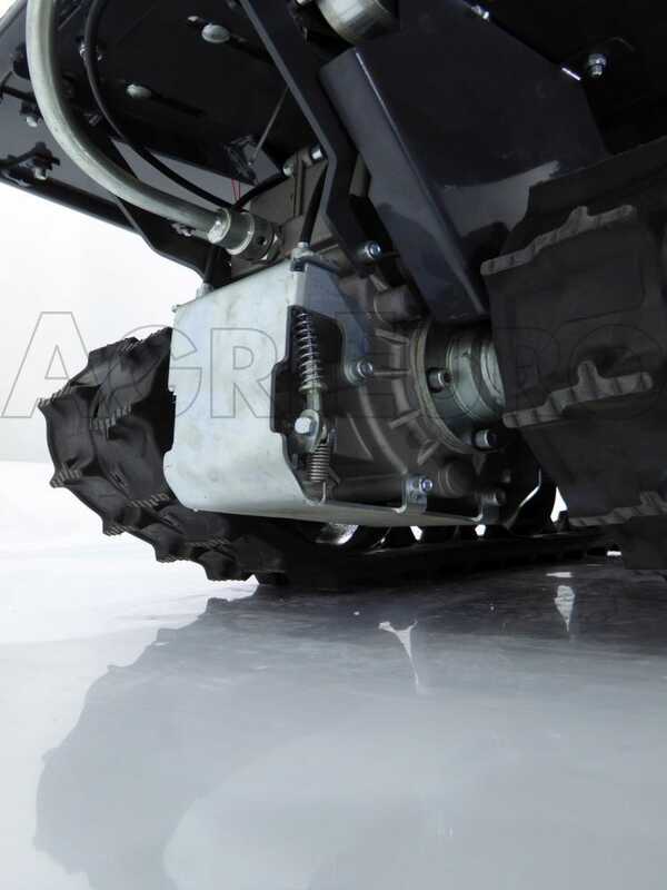 GeoTech Pro GeoPorter 330E - Motocarriola cingolata cassone estensibile con 4 rulli - 300Kg