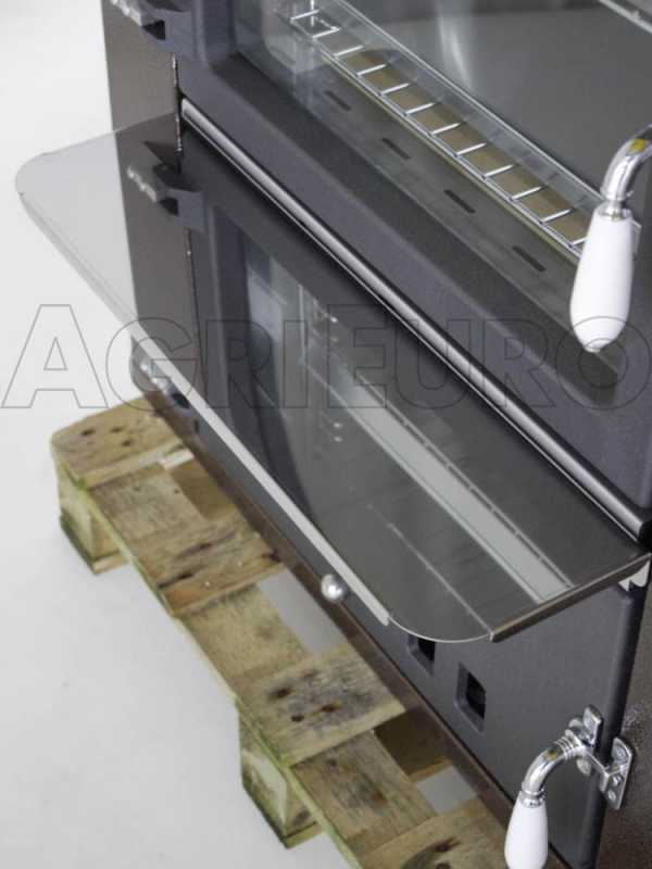 Forno a legna da incasso Magnus 80 Deluxe INC INOX - Smalto ramato