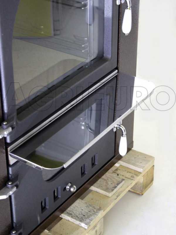 Forno a legna da incasso Magnus 100 Deluxe INC INOX - Smalto ramato