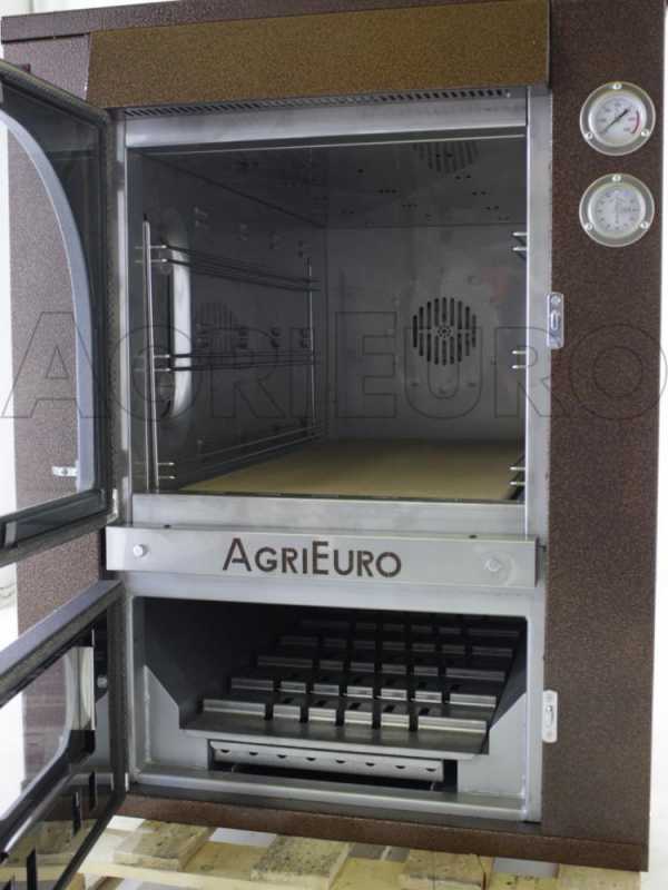 Forno a legna da incasso Magnus 100 Deluxe INC INOX - Smalto ramato