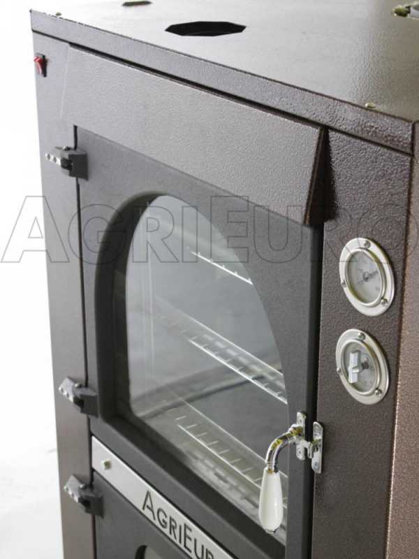 Forno a legna da incasso Medius 60 Deluxe INC INOX - Smalto ramato