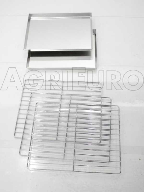 Forno a legna da incasso Nuovo Minimus 50 Inc in acciaio - 3 piani