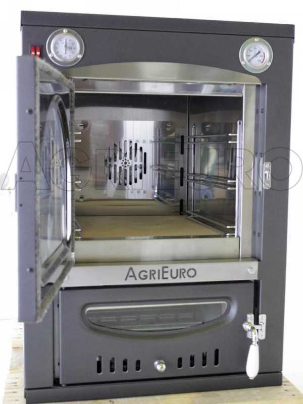 Forno a legna da incasso Nuovo Minimus 50 Inc in acciaio - 3 piani