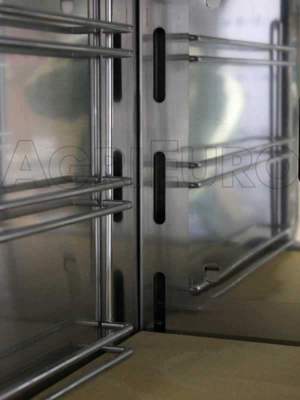 Forno a legna da incasso Nuovo Minimus 50 Inc in acciaio - 3 piani