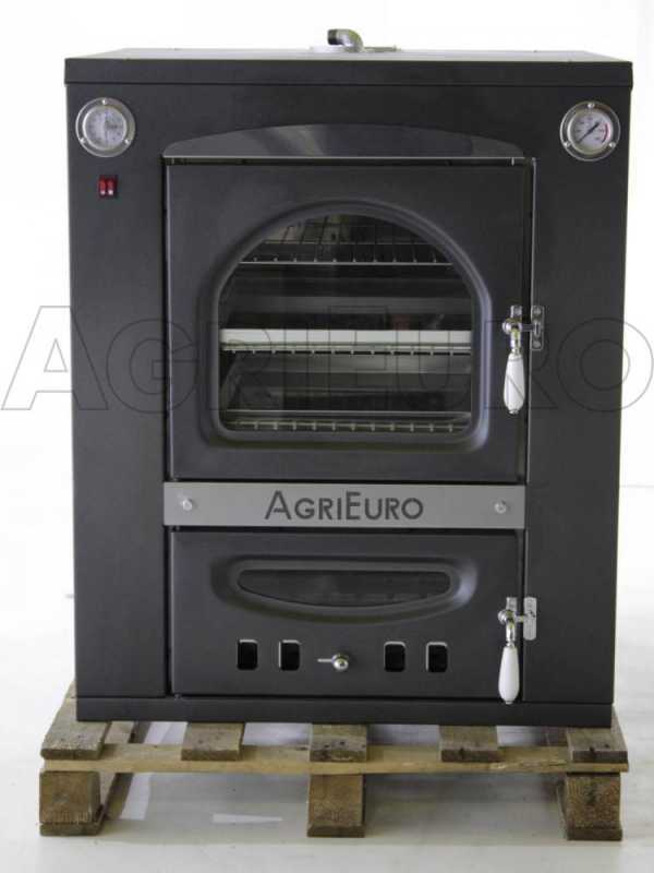 Forno a legna da incasso Medius 60 Inc in acciaio - Ventilato