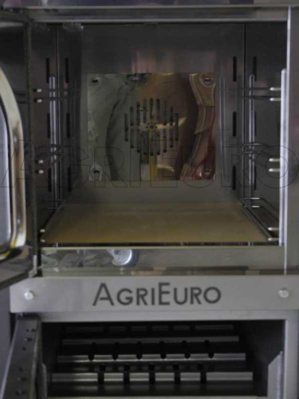 Forno a legna da incasso Medius 60 Inc in acciaio - Ventilato