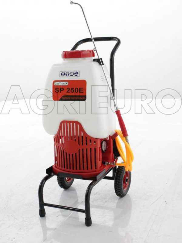 GeoTech SP 250 E - Pompa irroratrice a batteria - A spalla + trolley - 25L